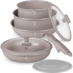 Berlinger Haus BH-8255 Taupe edénykészlet, 9 db részes, indukciós (345521)