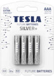 Tesla Silver+ mikroceruzaelem AAA - 4db