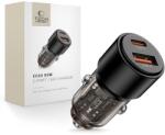 Tech-Protect Cc03 2-portos autós töltő Pd95w/qc3.0 Fekete