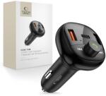 Tech-protect Cc06 3-portos autós töltő Pd72w + FM Bluetooth Transmitter Fekete