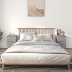 vidaXL 2 db szürke sonoma színű éjjeliszekrény 40 x 35 x 70 cm (VD819705)