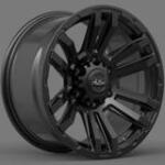 Silverline Daytona Fekete 6/139, 7 18x9 ET10 106, 1 - 4sgumi