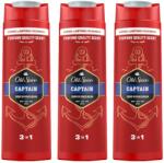 Old Spice Captain 3in1 férfi Tusfürdő 3x400ml