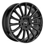 MSW 30 Gloss Black Diamond Lip 5/112 18x7, 5 ET44 73, 1 - 4sgumi