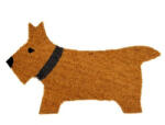 Clayre & Eef Lábtörlő Kutya Formájú, Kókusz-Pvc 67X40X1cm