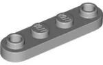 LEGO® 77845c86 - LEGO világosszürke lap 2 nyitott bütyökkel, lekerekített, 1 x 4 méretű (77845c86)