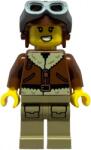 LEGO® cty1844 - LEGO minifigura pilótanő, barna ruhában (cty1844)