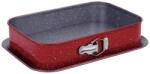 Voltz Tava de copt dreptunghiulara cu fund detasabil Oliver Voltz OV51223RH, 39x27 cm, Finisaj marmura, Rosu (OV51223RH)