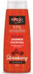 Natigo By Nature Gel de dus exfoliant cu extract de capsune Cocktail, 300ml, Natigo By Nature