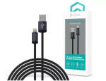 DEVIA ST108042 Gracious Series v2 12W USB/Lightning 2m fekete adat-és töltőkábel (ST108042) - haztartasibolt