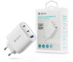 DEVIA ST111615 Extreme Speed Series 65W 2xUSB C/USB fehér hálózati adapter (ST111615) - haztartasibolt