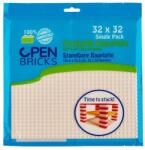 Open Brick Source Jucarie - Seturi de constructie - Placa alba 32x32 (OB-P32WH1)