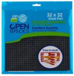Open Brick Source Jucarie - Seturi de constructie - Placa neagra 32x32 (OB-P32BK1)