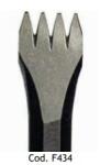 MILANI UTENSILI Dalta manuala 4 dinti sculptura piatra , 23 mm, Milani Utensili (F434) Dalta