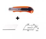 NT Cutter Set Cutter De Siguranta, Retractabil Cu Lama De 18mm +6 Lame De Schimb Nt Cutter (sl10p+bzl11p)
