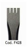 MILANI UTENSILI Dalta manuala 4 dinti sculptura piatra , 13 mm, Milani Utensili (F428) Dalta