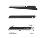 NT Cutter Set Cutter metalic / cutit utilitar mic NT Cutter - 9mm + 10 lame de schimb (S-202P+BA-13P)