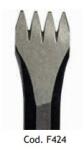 MILANI UTENSILI Dalta manuala 4 dinti sculptura piatra , 19 mm, Milani Utensili (F424) Dalta