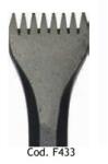 MILANI UTENSILI Dalta manuala 8 dinti sculptura piatra , 26 mm, Milani Utensili (F433) Dalta