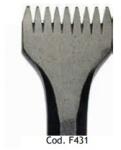 MILANI UTENSILI Dalta manuala 9 dinti sculptura piatra , 34 mm, Milani Utensili (F431) Dalta