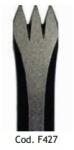 MILANI UTENSILI Dalta manuala 3 dinti sculptura piatra , 17 mm, Milani Utensili (F427) Dalta