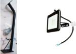 TRV Pachet Brat Montaj Perete 45cm Negru Proiector + Proiector LED 30W Alb Lumina Calda (TRV95771+TRV95769)
