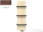 Radeco WALL NEW 1790x470 design radiátor törölközőtartó nélkül, JOWISZ 5 (matt barna) színben (Radeco_WALL_NEW_JOWISZ5)
