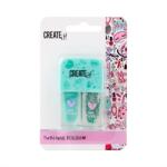 Canenco Create It! Körömlakkok, 2 db-os - türkiz és glitter 84588C