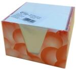 FORTUNA Tépőtömb 9x9x6cm papír mintás tartóban FORTUNA