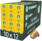 Starbucks Blonde Espresso sült kávé kapszula Nespressohoz 120 db