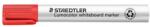 STAEDTLER Táblamarker, 2 mm, kúpos, STAEDTLER "Lumocolor 351", piros (351-2) - mystock