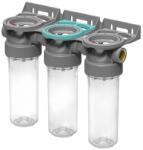 Ecosoft 2P Szürke Triplex 10″ szűrőház 1″ csatlakozással (FTPP2P0110/G118)