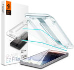  Samsung Galaxy S25 Ultra SM-S938, Kijelzővédő fólia, ütésálló fólia (az íves részre is! ), Tempered Glass (edzett üveg), Spigen Ez Fit HD, Clear, 2 db / csomag