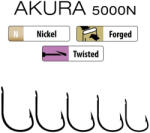 Trabucco Akura 5000N 16 Lapkás, Szakállas Horog 15db (025-50-160)