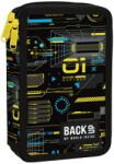 DERFORM Penar băieți cu două compartimente, echipat cu rechizite, BackUp, model Tehnologic Futurist Penar