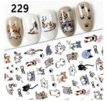  Körömmatrica - 229 cica