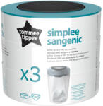 Tommee Tippee Sangenic Simplee Pelenkacsomagoló Utántöltő Kazetta 3db-os Kiszerelés (5010415703354)