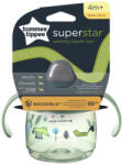 Tommee Tippee Superstar Csőrös Tanuló Itatópohár 190ml Zöld Szivárgásmentes Antibakteriális BPA Mentes 4 Hónapos Kortól (5010415478269)