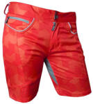 HAVEN Rövid kerékpáros nadrág kantár nélkül - PEARL NEO LADY - piros