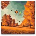  Festés számok szerint - Sárkányeregetés Méret: 50x50cm, Keretezés: Kartonlemezen