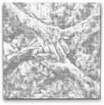  PontPöttyöző - Barátság Méret: 50x50cm, Keretezés: Műanyagtáblával, Szín: Fekete