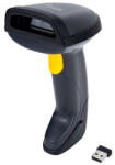 Equip Kézi Vonalkód olvasó - 351024 (2D, lézeres, állvánnyal, vezeték nélküli, fekete) (351024) - alarmtrade