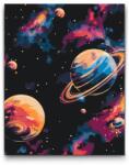  Festés számok szerint - Naprendszer 3 Méret: 40x50cm, Keretezés: Műanyagtáblával