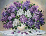 iPicasso Set goblen cu diamante, cu sasiu, Aroma de liliac, 40x50 cm (PD4050220)