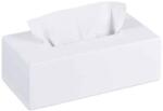Relaxdays Cutie-suport servetele, din bambus, alb , 7, 5 x 24 x 12 cm (10023252)
