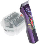 Heiniger Saphir Cordless Purple Style Clipper (With No. 10 Blade) With Heiniger 9 Pc Comb Guide Set комплект с приставки