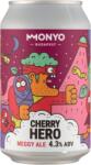 MONYO Brewing Co. Cherry Hero Ale felsőerjesztésű szüretlen sör meggyel 4, 3% 330 ml - ecofamily