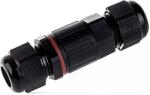 V-TAC Conector impermeabil IP68 negru (VT2137)
