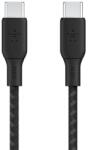 Belkin Cablu Date Belkin Braided USBC C 2.0 100W 2m Negru (BEL-0033)