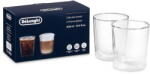 Delonghi Set Pahare de Cafea Delonghi DLSC318 Perete Dublu Sticla 400ML 2 Bucati Transparent (DLSC318) Pahar